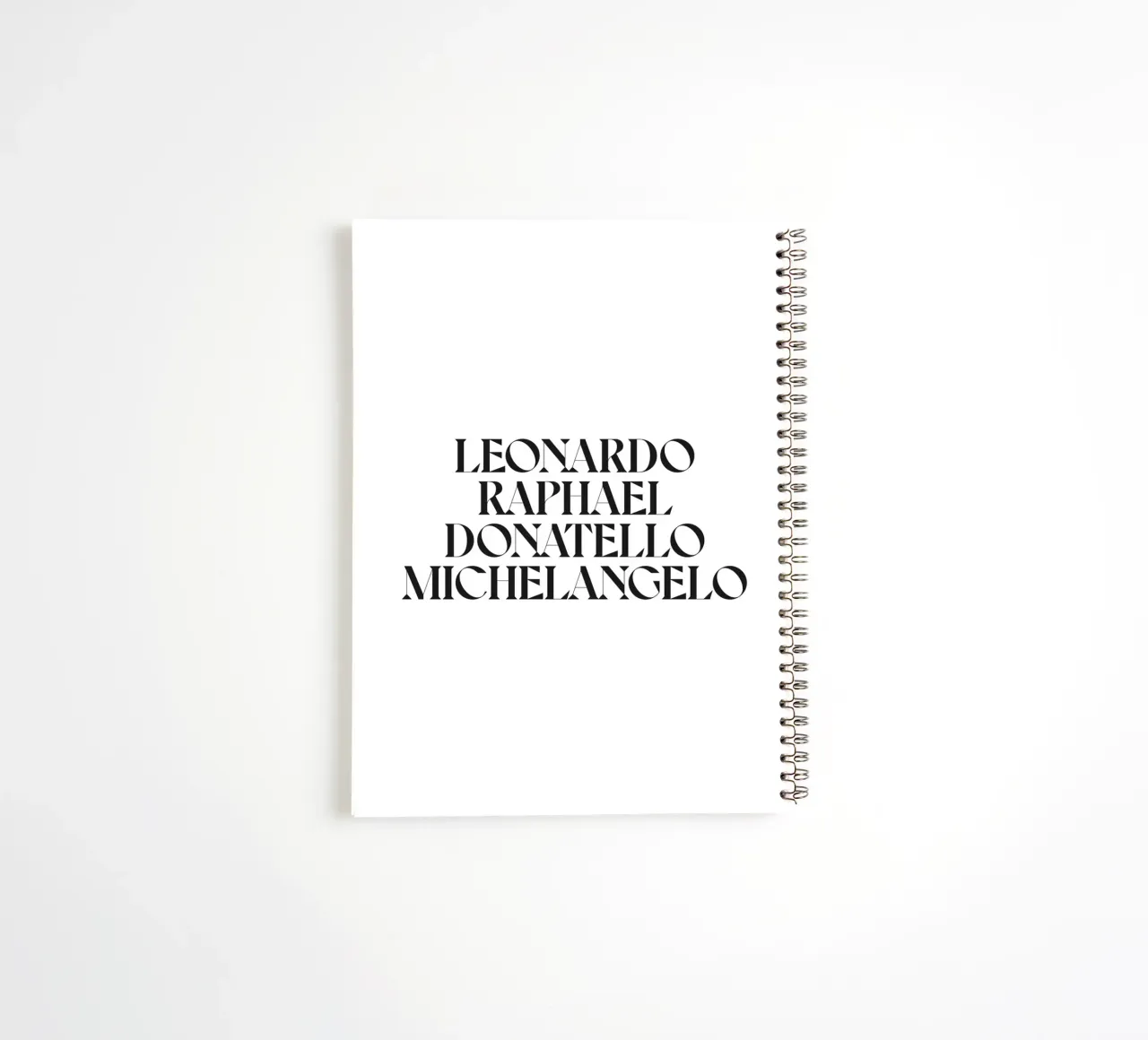 LEO, RAPH, DONNIE & MIKEY spiral notebook by n.4