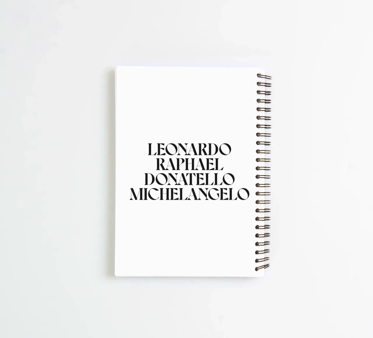LEO, RAPH, DONNIE & MIKEY spiral notebook by n.4