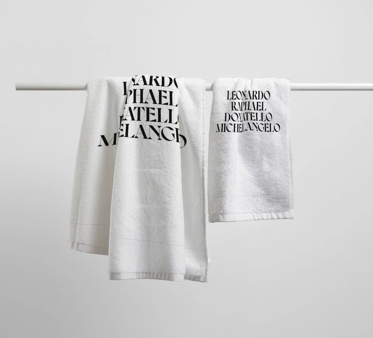 LEO, RAPH, DONNIE & MIKEY towel by n.4