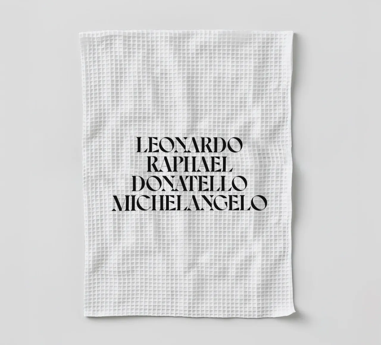 LEO, RAPH, DONNIE E MIKEY canovaccio da cucina da n.4