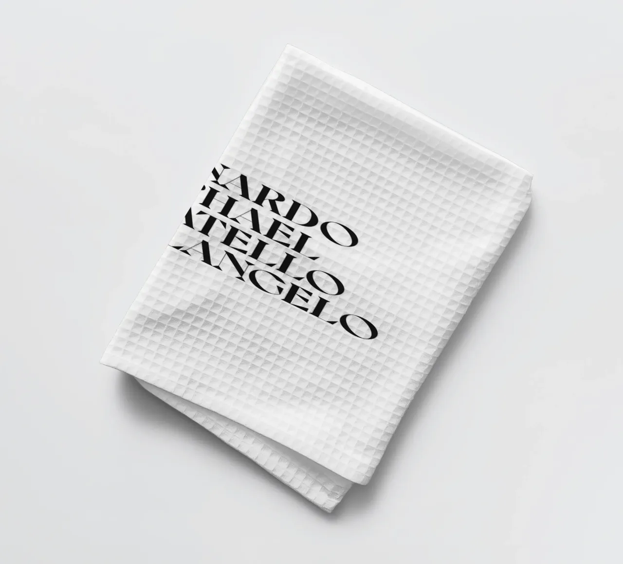 LEO, RAPH, DONNIE E MIKEY canovaccio da cucina da n.4