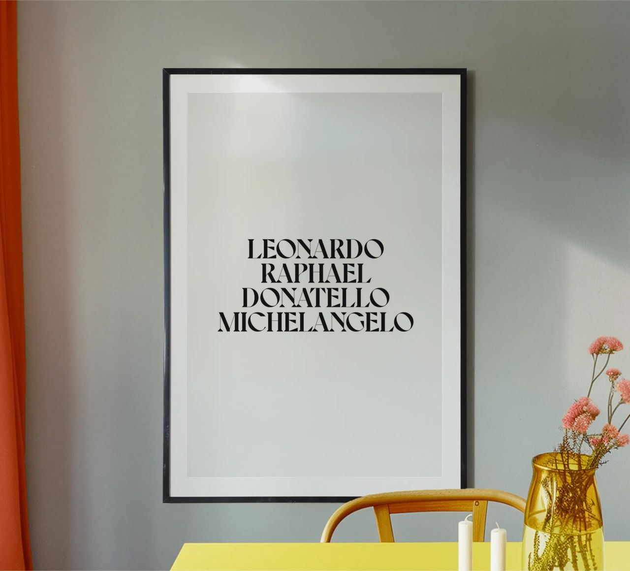 LEO, RAPH, DONNIE & MIKEY poster by n.4