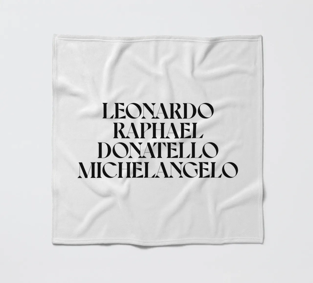 LEO, RAPH, DONNIE E MIKEY coperta in pile da n.4