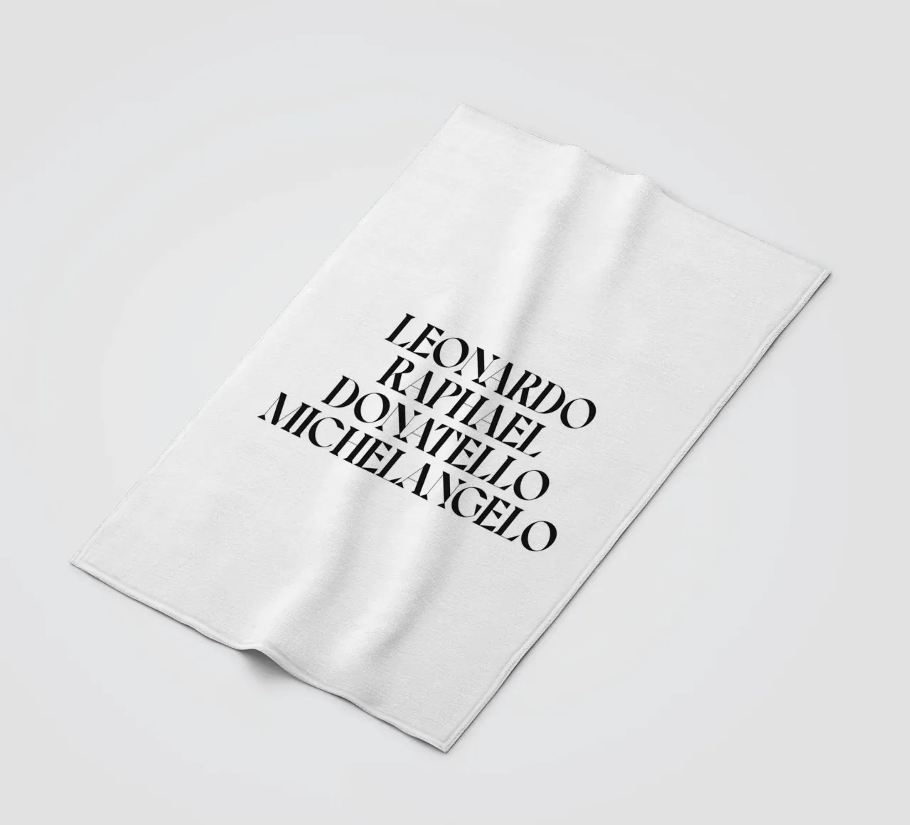 LEO, RAPH, DONNIE E MIKEY coperta in pile da n.4