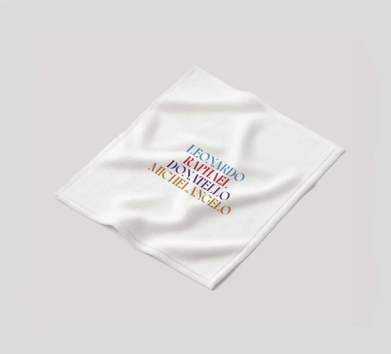 LEO, RAPH, DONNIE, MIKEY COLORE coperta in pile da n.4