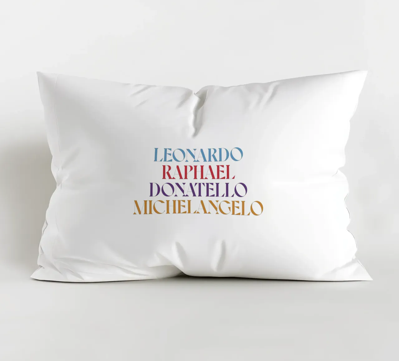 LEO, RAPH, DONNIE, MIKEY COLORE cuscino da n.4