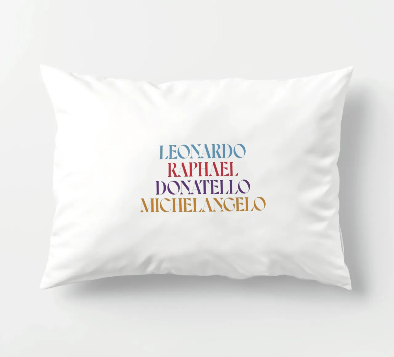 LEO, RAPH, DONNIE, MIKEY COLORE cuscino da n.4