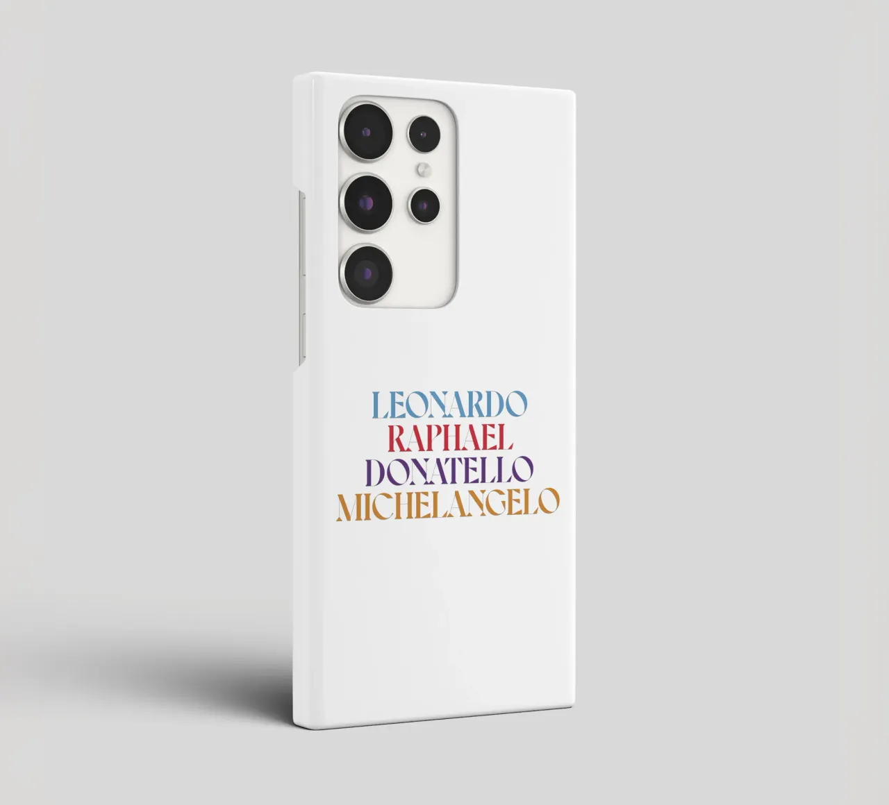 LEO, RAPH, DONNIE, MIKEY COLORE cover samsung da n.4