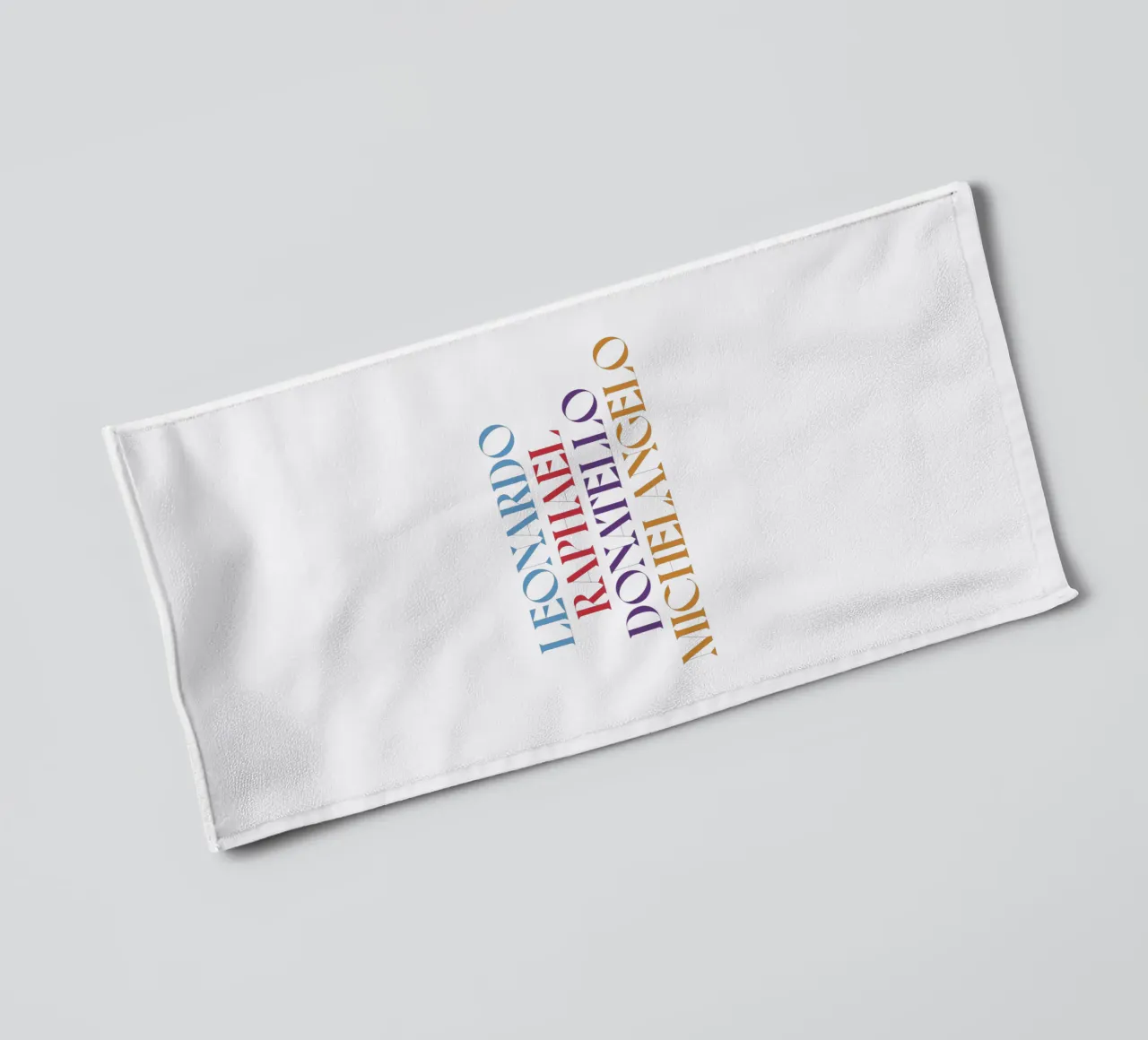 LEO, RAPH, DONNIE, MIKEY COLORE asciugamano da bagno da n.4