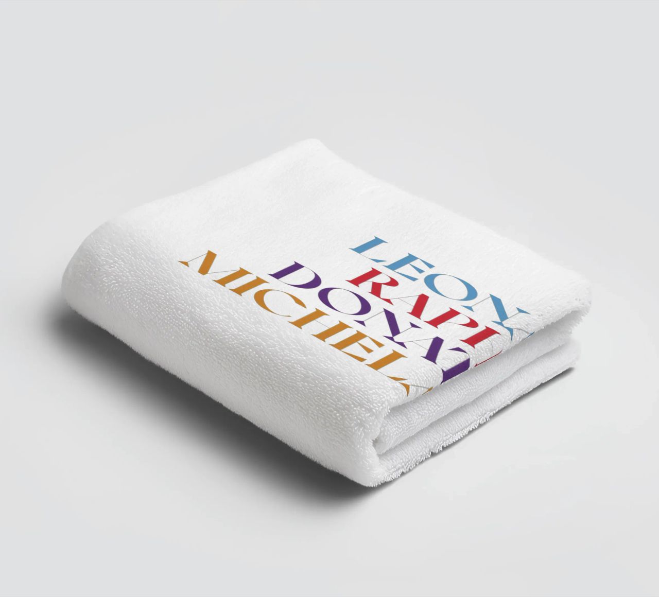 LEO, RAPH, DONNIE, MIKEY COLOR towel by n.4