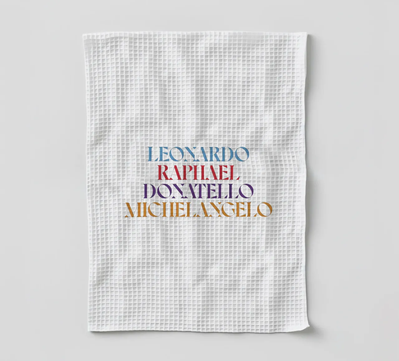 LEO, RAPH, DONNIE, MIKEY COLORE canovaccio da cucina da n.4