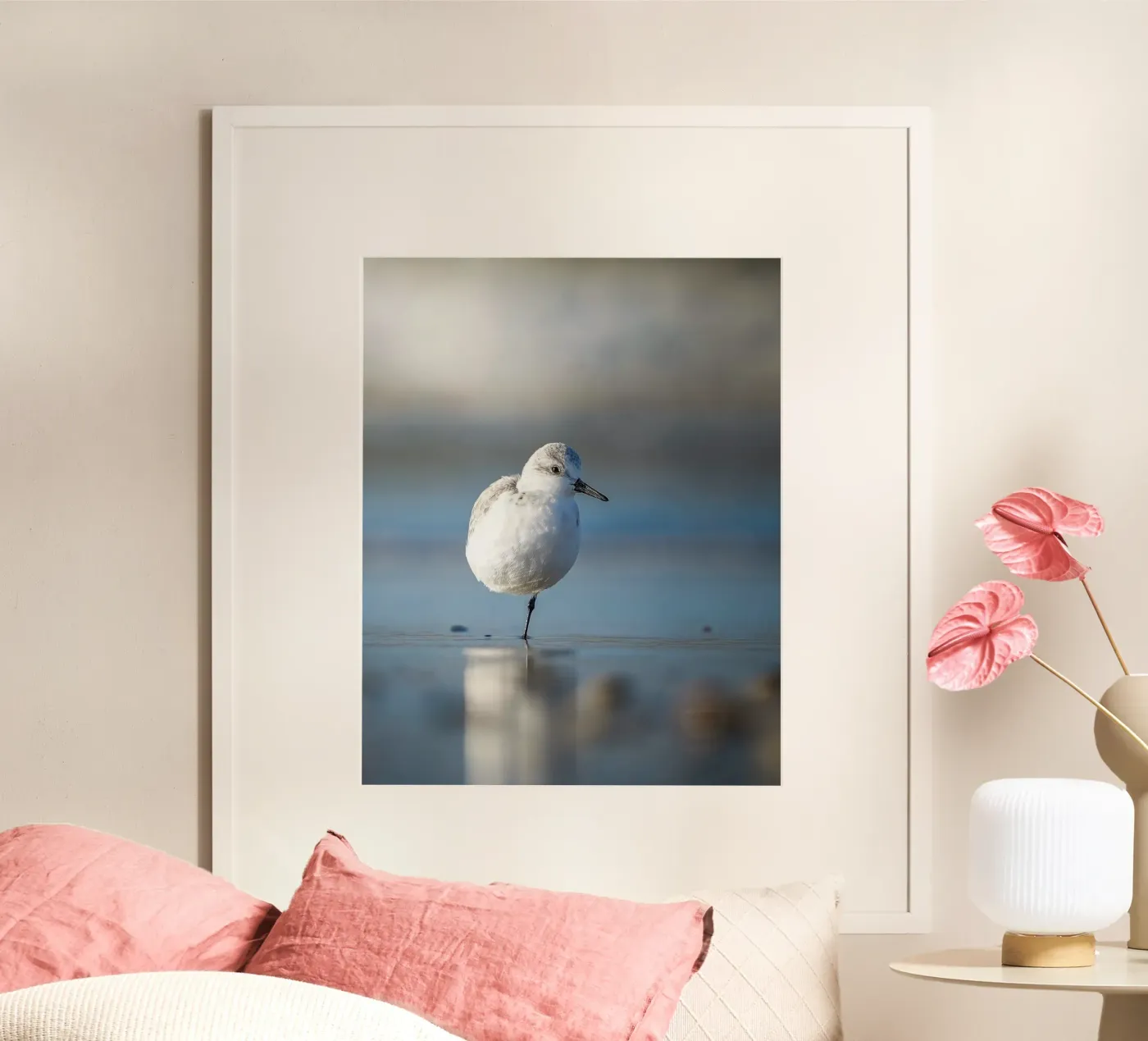 Sanderling Poster von Tom's Wildlife