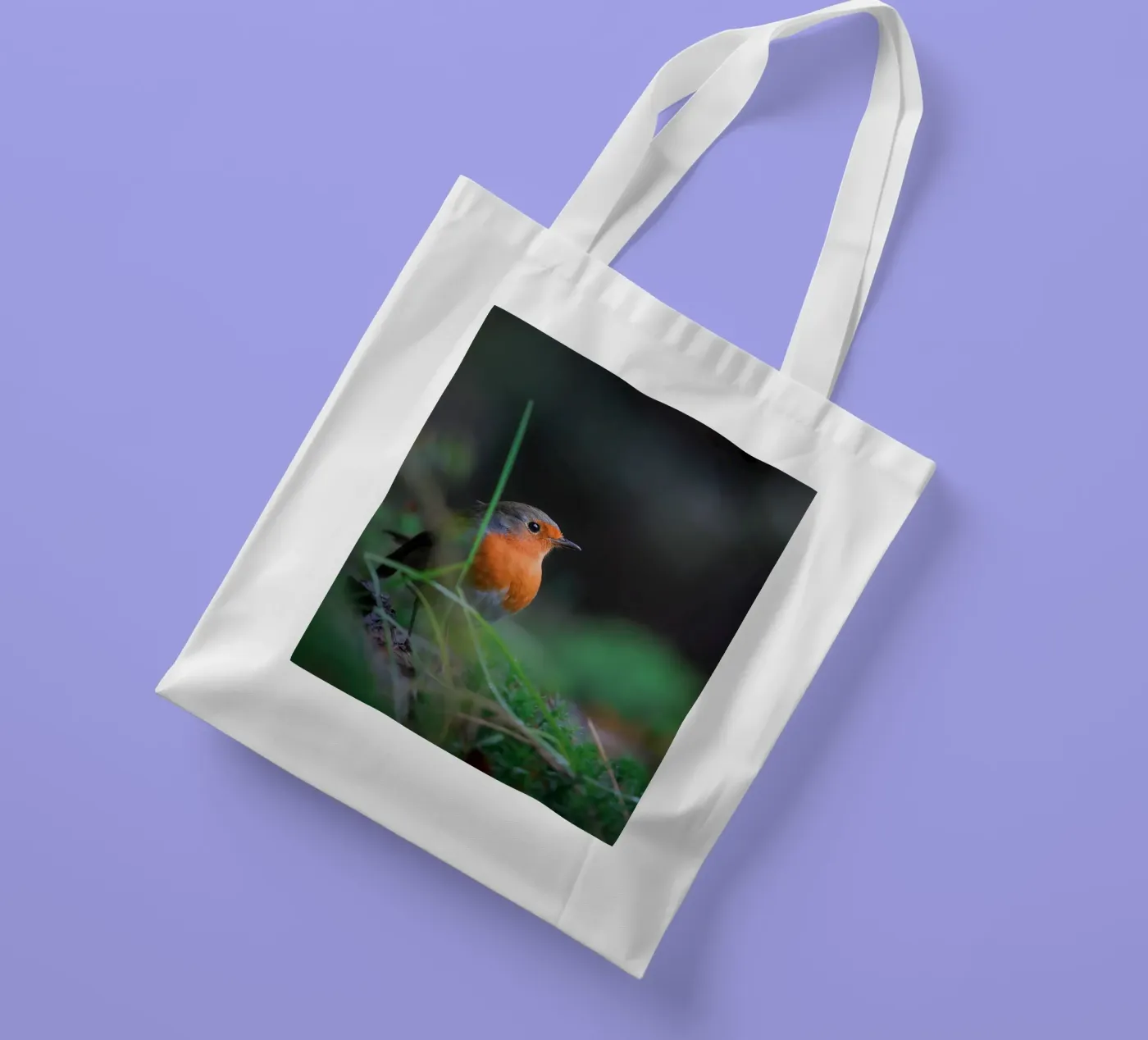 Robin tote bag by Tom's Wildlife