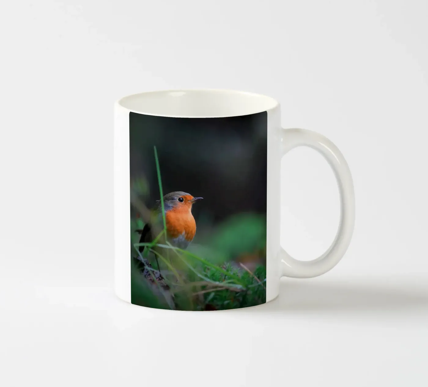 Robin ceramic mug by Tom's Wildlife
