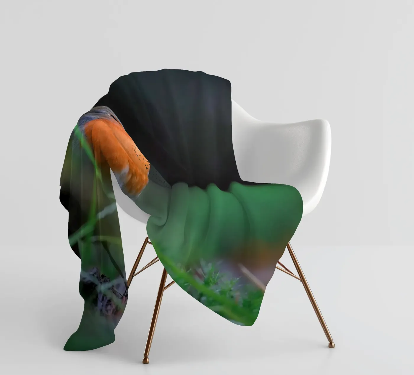 Robin fleecedeken van Tom's Wildlife