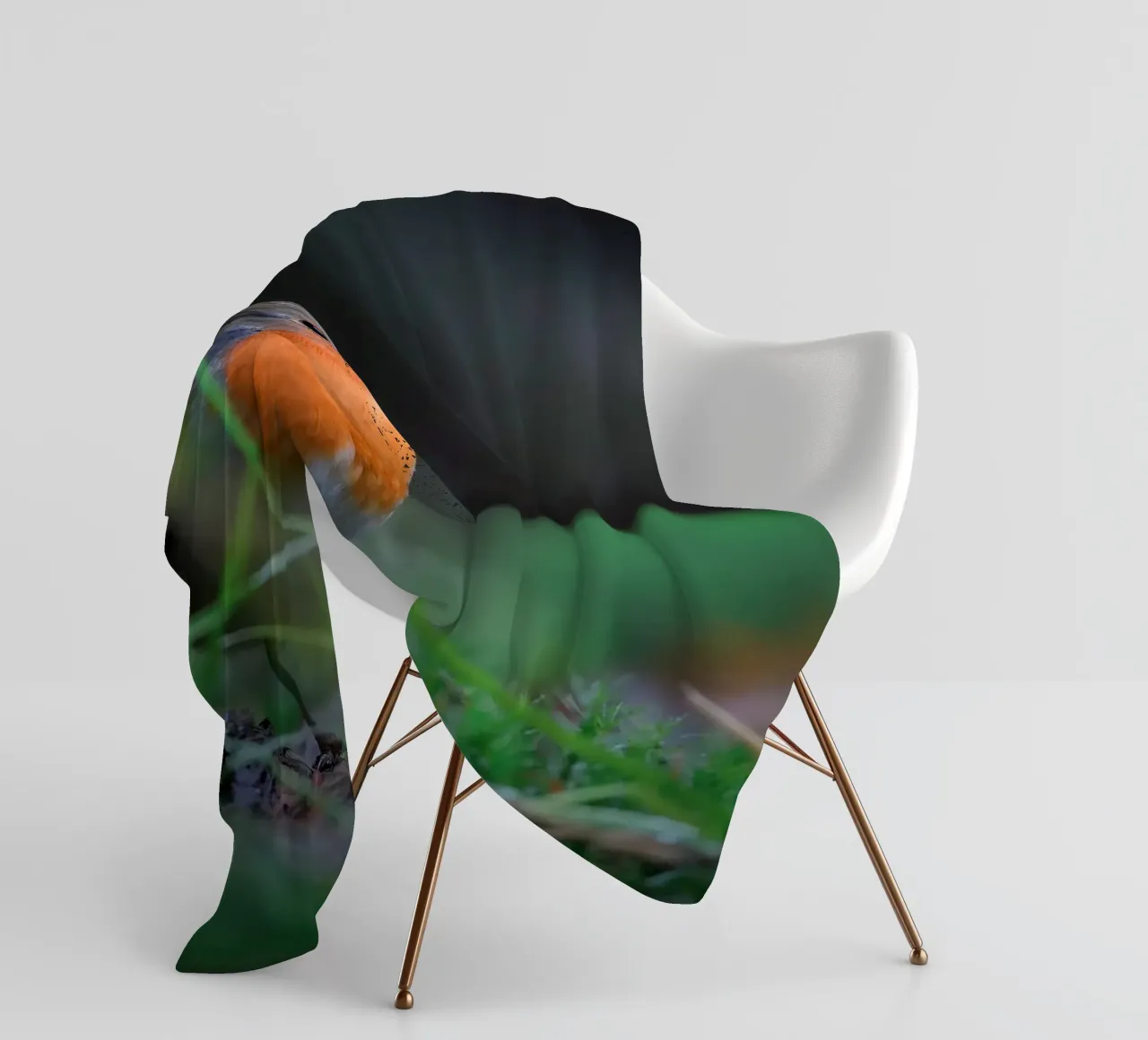 Robin fleecedeken van Tom's Wildlife