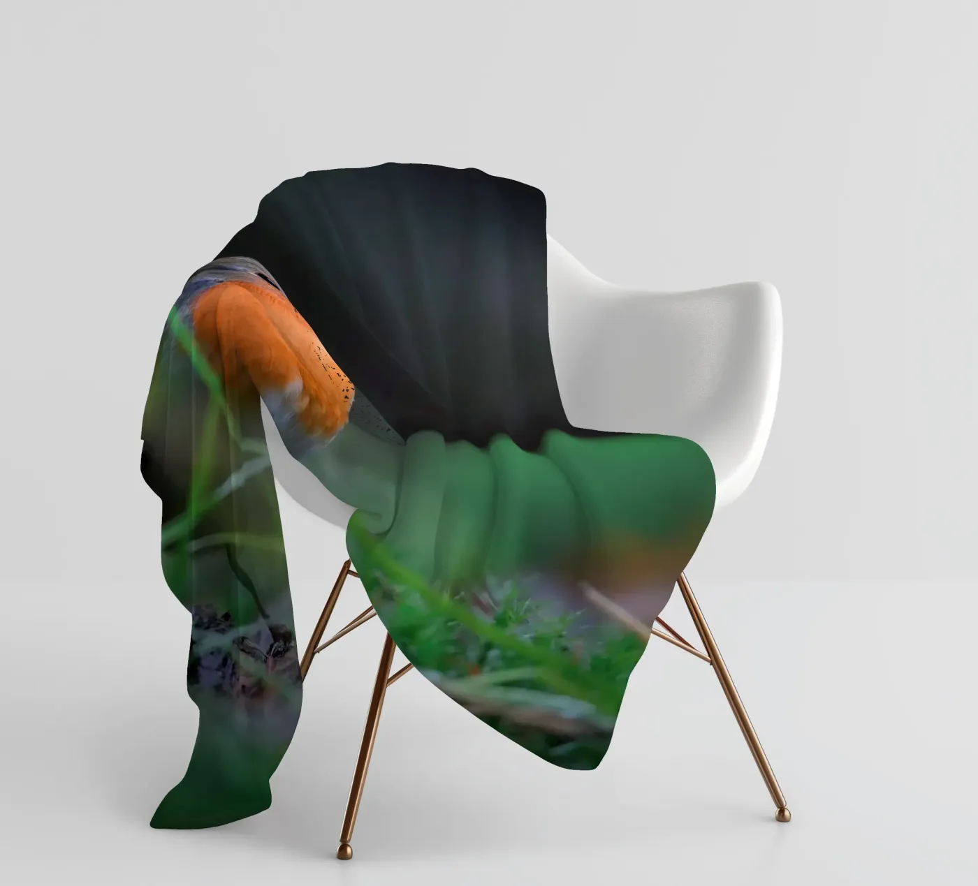 Robin fleecedeken van Tom's Wildlife