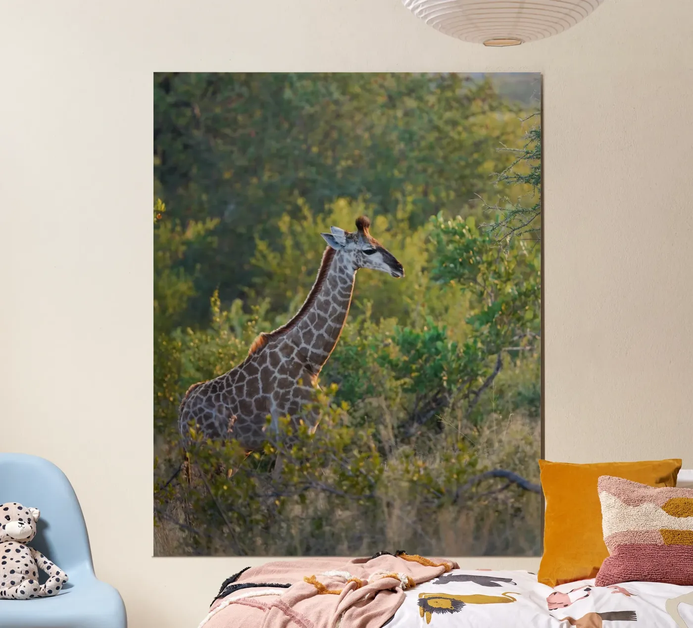 Giraffe young poster da Tom's Wildlife