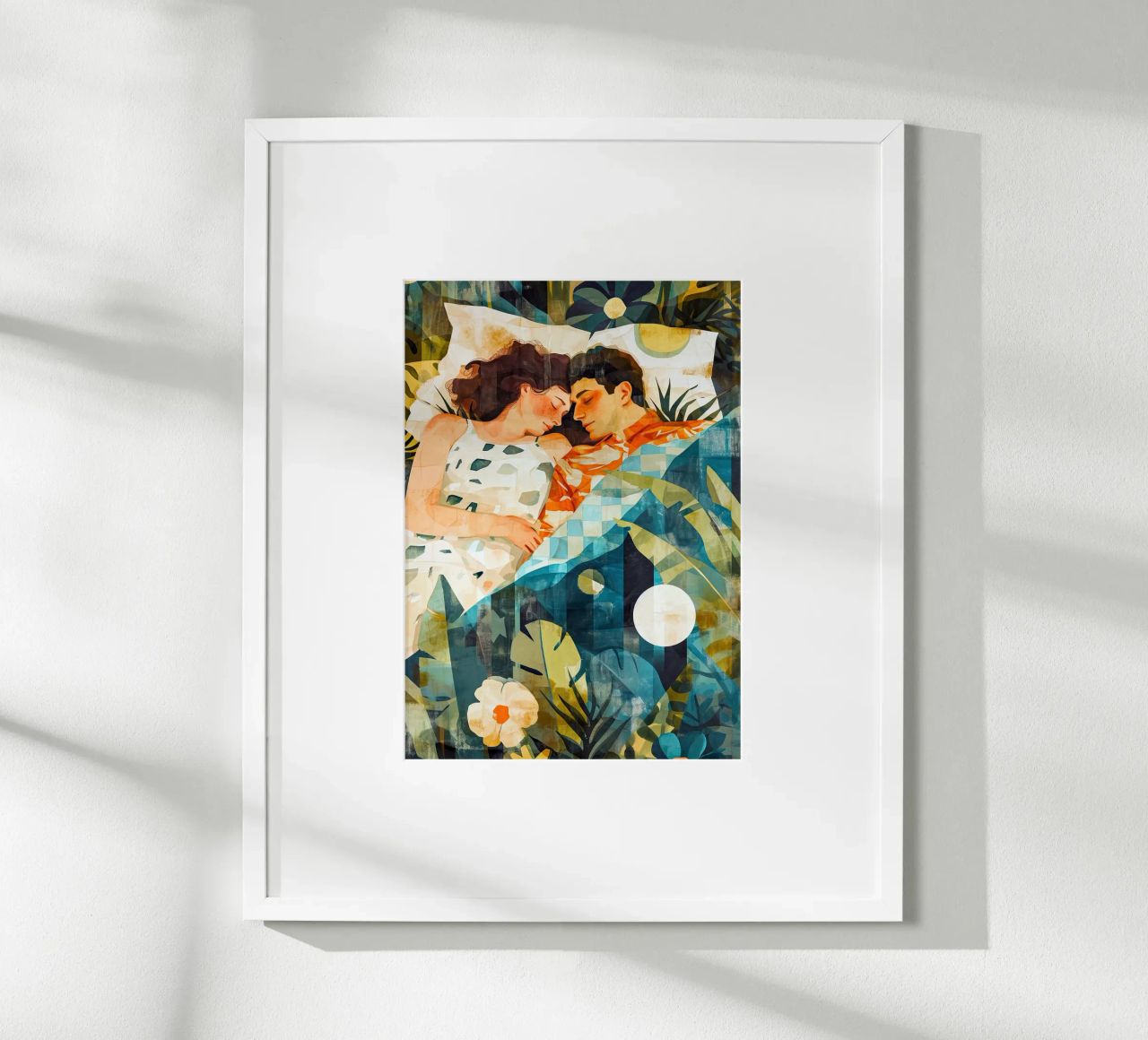 L'amore è nell'aria pittura digitale ad acquerello carta hahnemühle da Justyna Jaszke JBJart