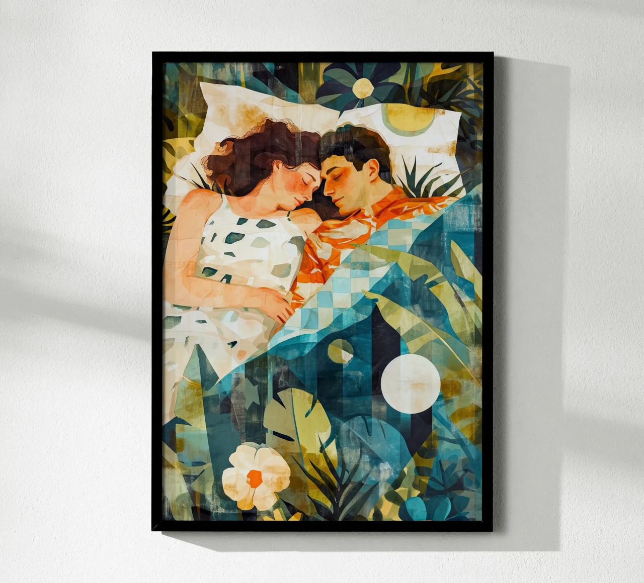 L'amore è nell'aria pittura digitale ad acquerello carta hahnemühle da Justyna Jaszke JBJart