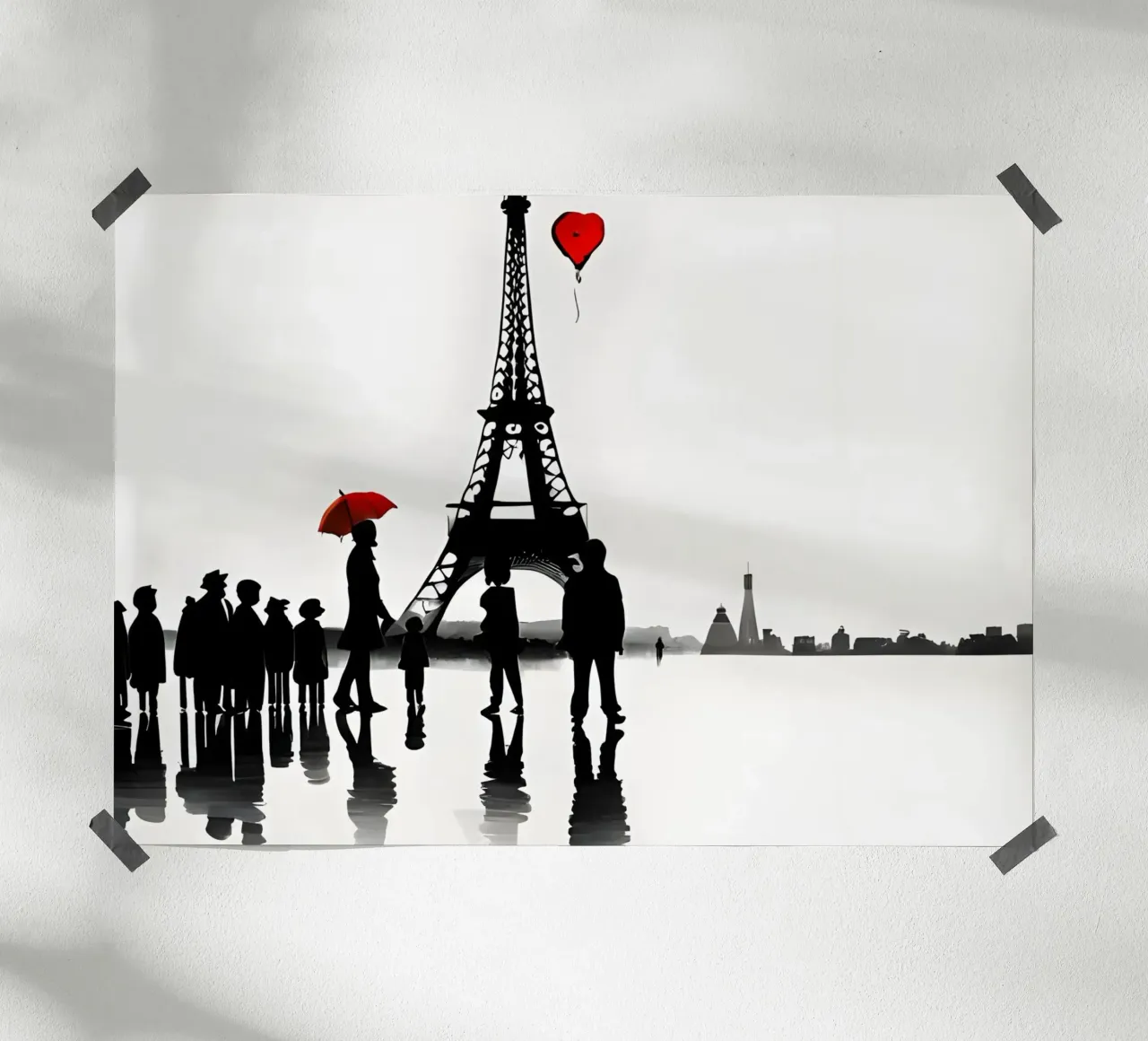 Ispirato da Banksy poster da Art Digital Visuel