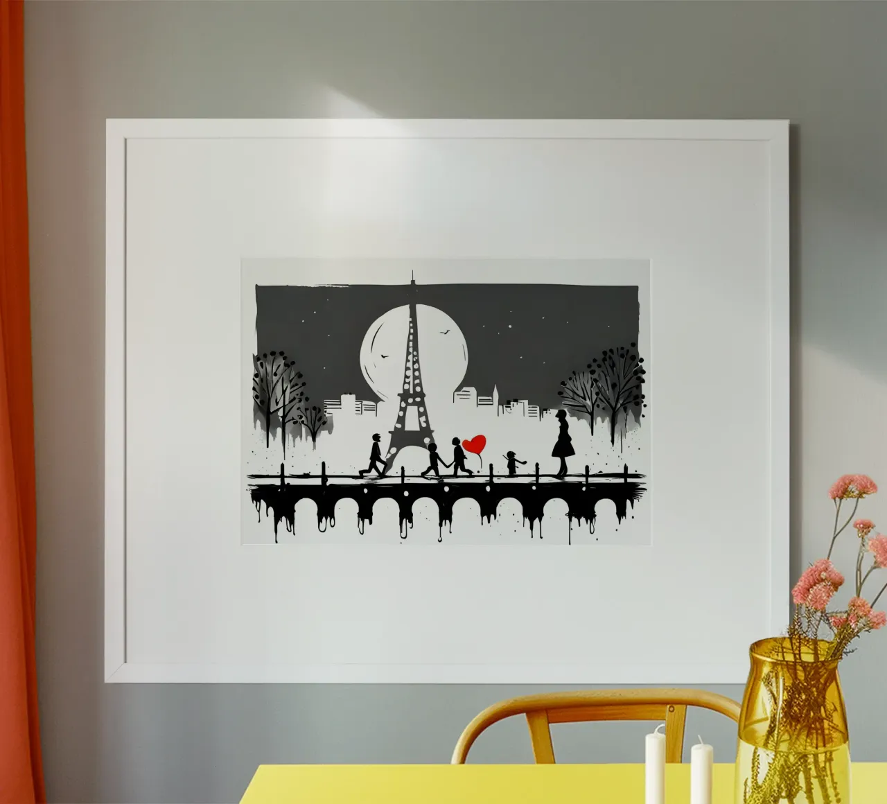 Ispirato da Banksy poster da Art Digital Visuel