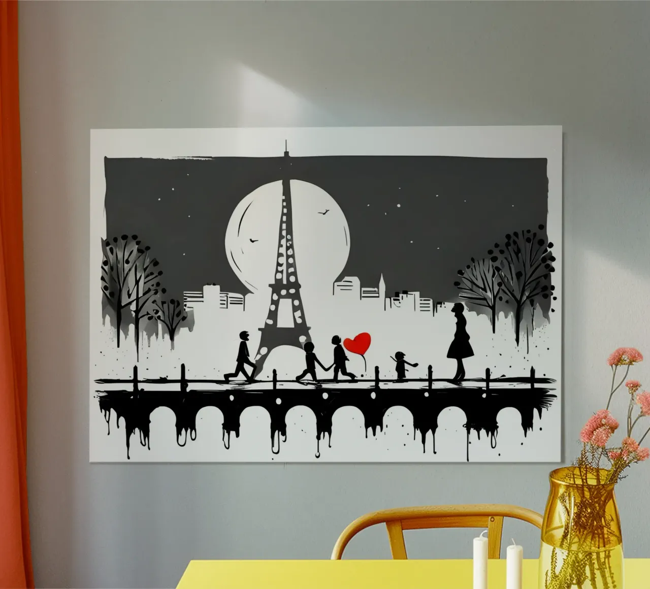 Ispirato da Banksy poster da Art Digital Visuel