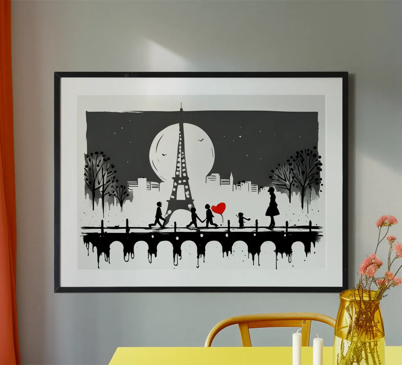 Ispirato da Banksy poster da Art Digital Visuel