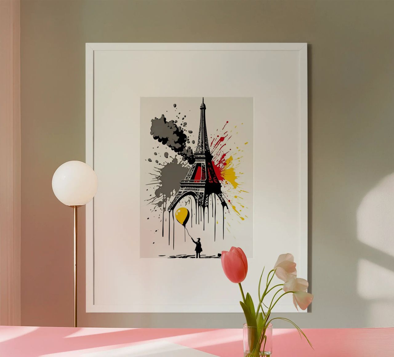 Inspiriert von Banksy Poster von Art Digital Visuel