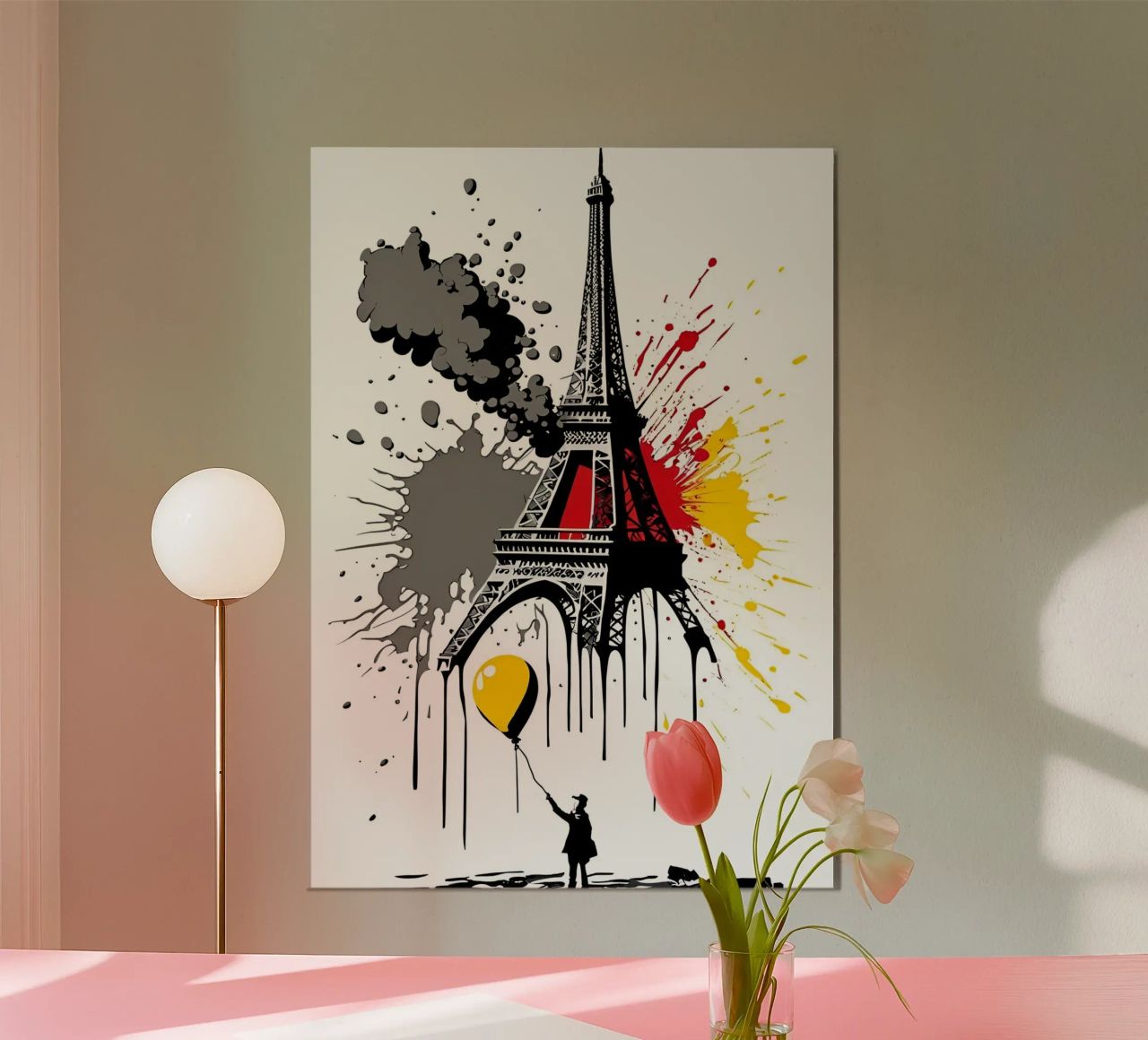 Inspiriert von Banksy Poster von Art Digital Visuel