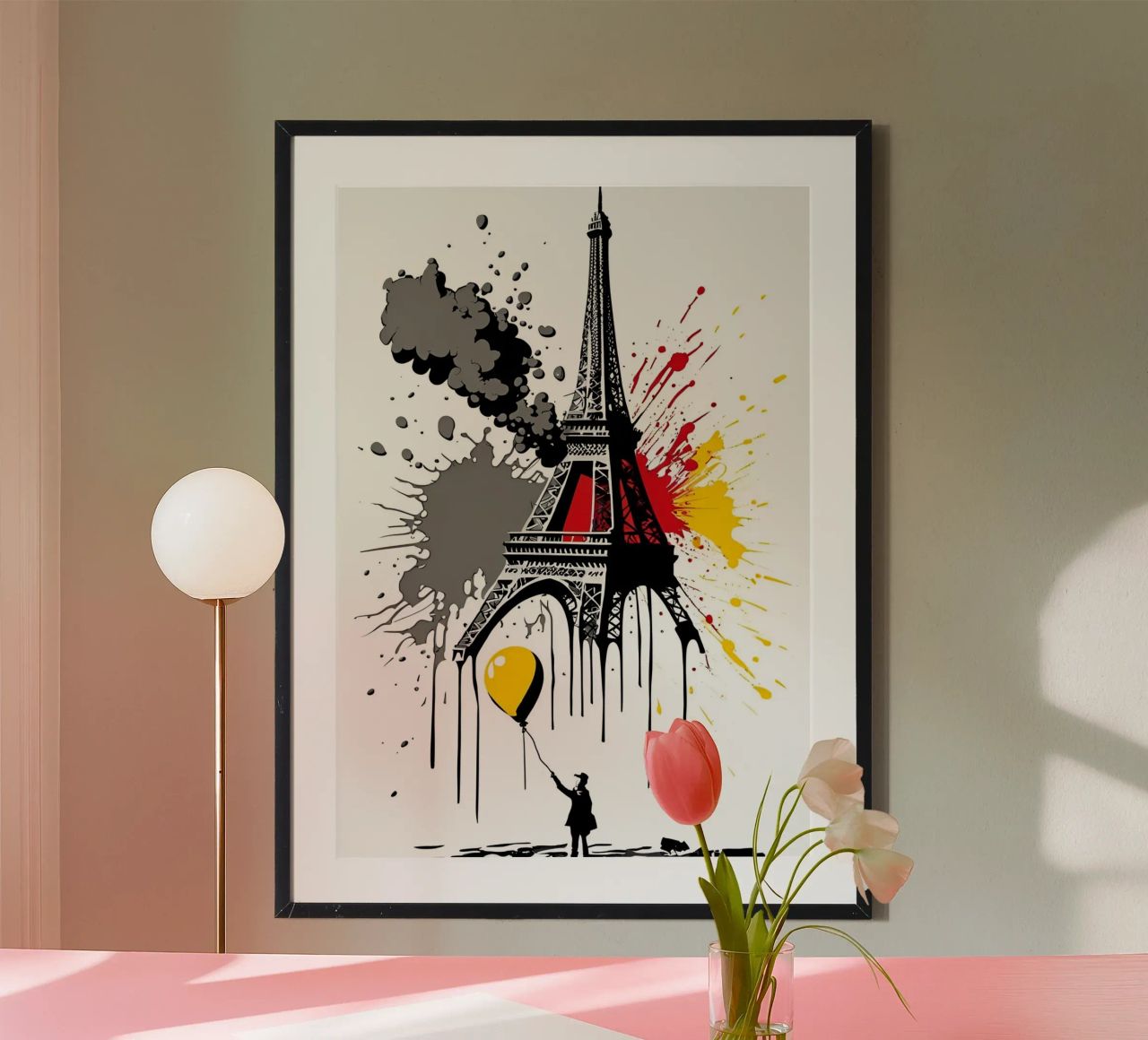 Inspiriert von Banksy Poster von Art Digital Visuel