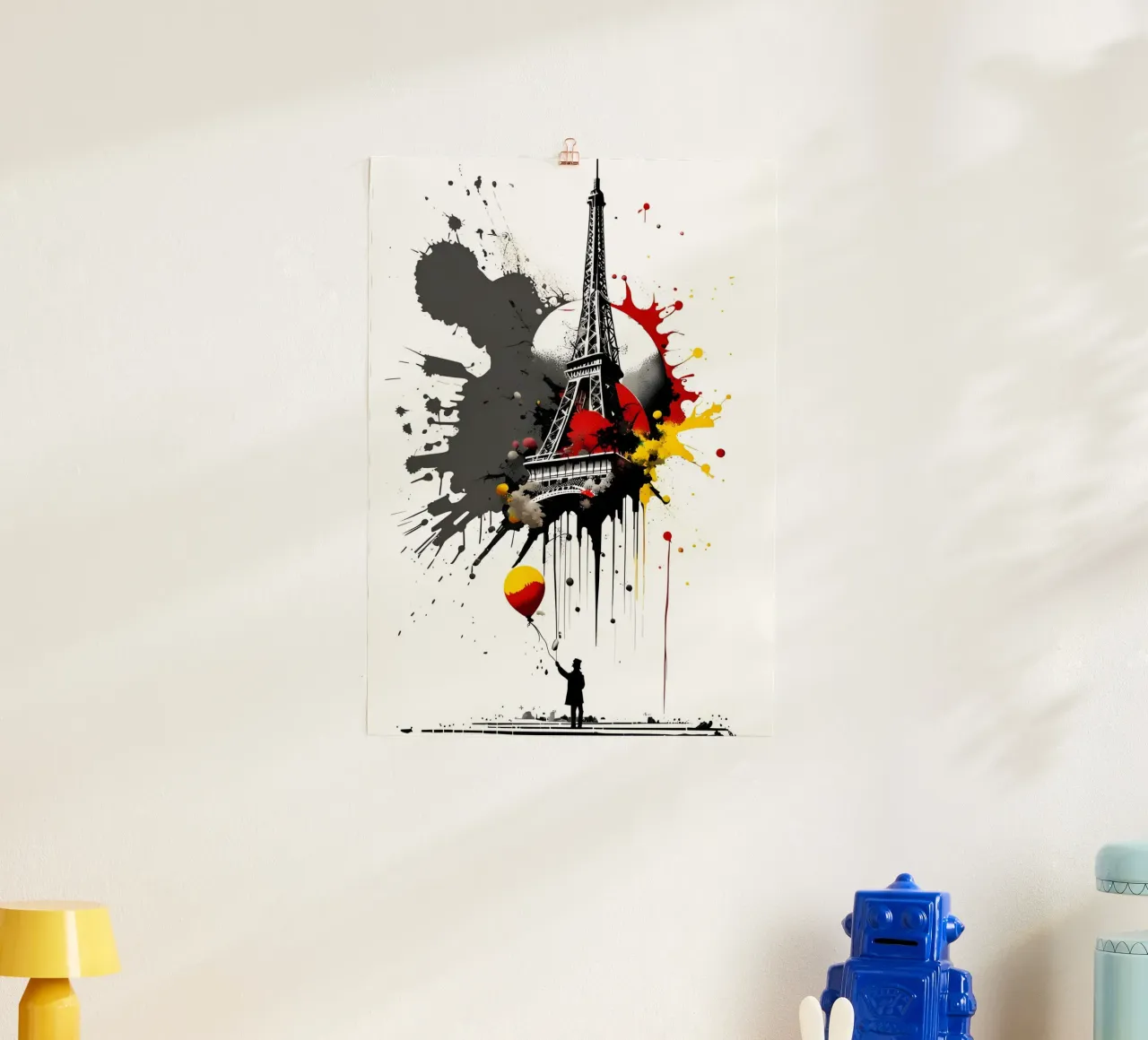 Ispirato da Banksy poster da Art Digital Visuel