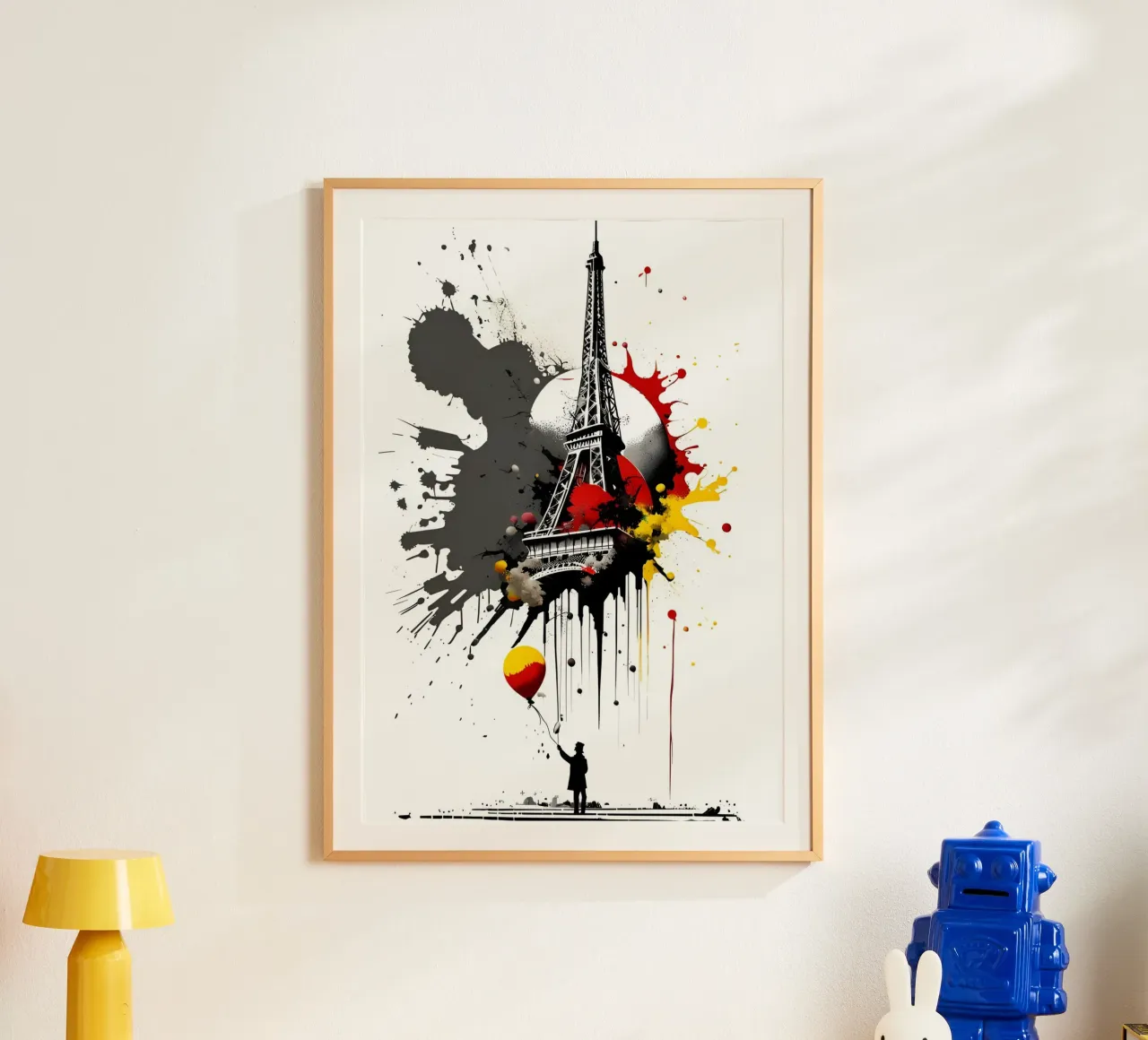 Ispirato da Banksy poster da Art Digital Visuel