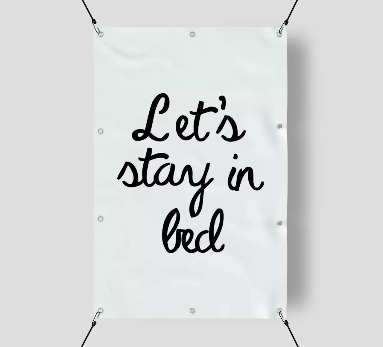 Let's Stay In Bed telo in pvc da Studio One