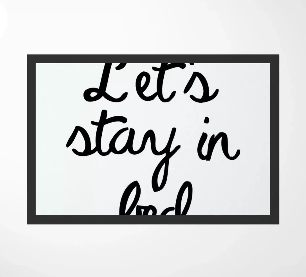 Let's Stay In Bed zerbino da Studio One
