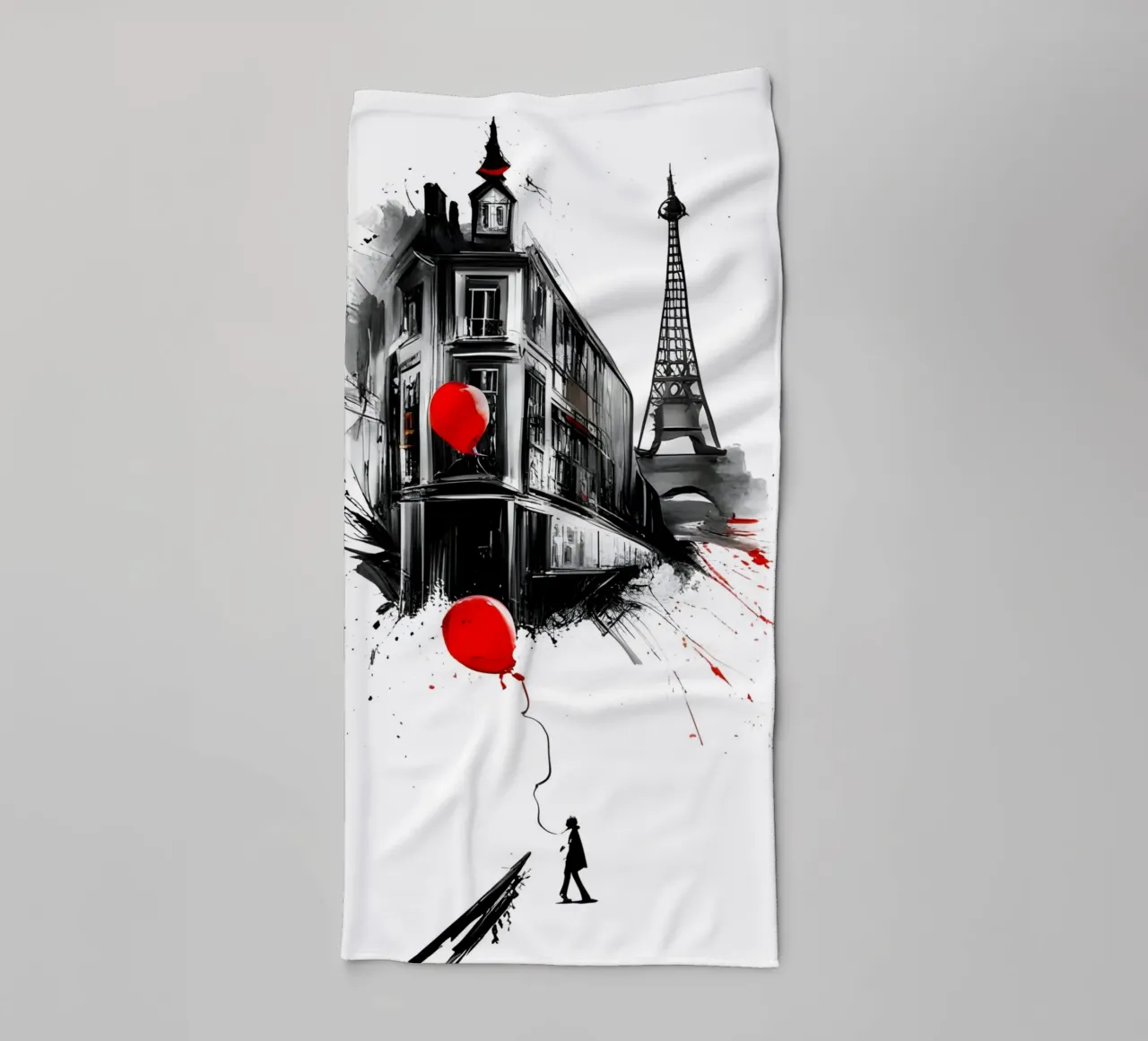 Inspired by Banksy towel by Art Digital Visuel