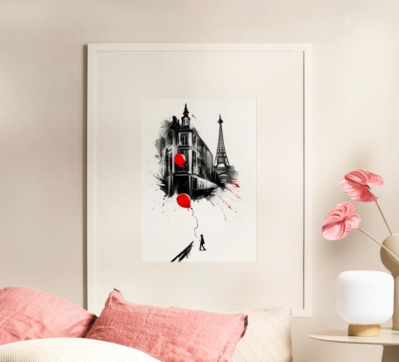 Inspiriert von Banksy Poster von Art Digital Visuel