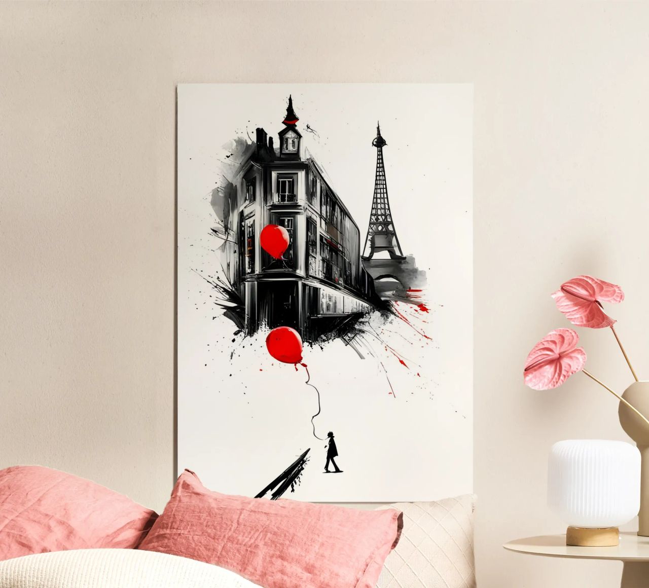 Inspiriert von Banksy Poster von Art Digital Visuel