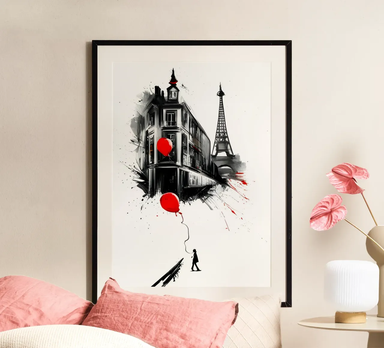Ispirato da Banksy poster da Art Digital Visuel