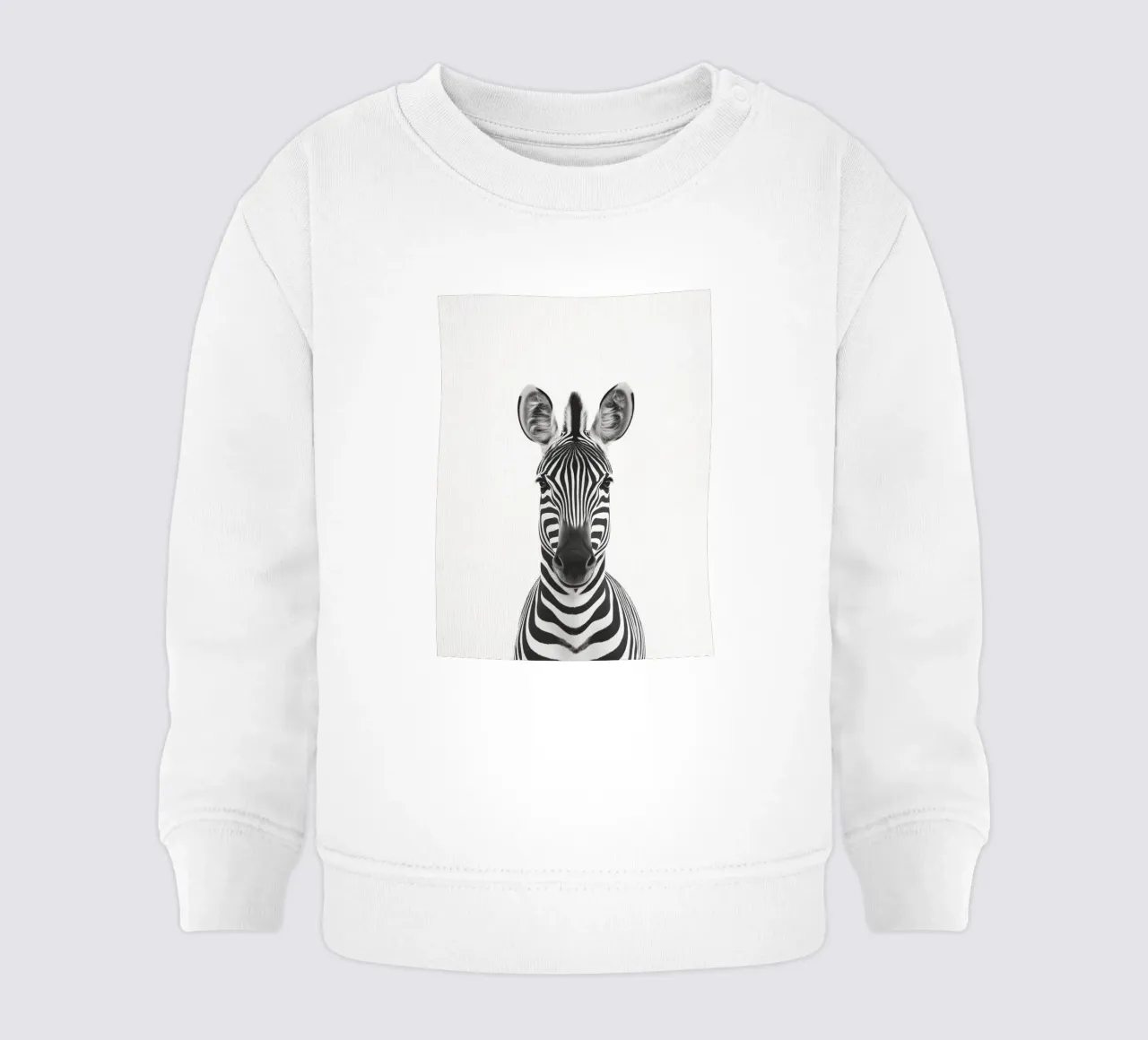 Toni simpatica zebra felpa neonato da Carinaprint
