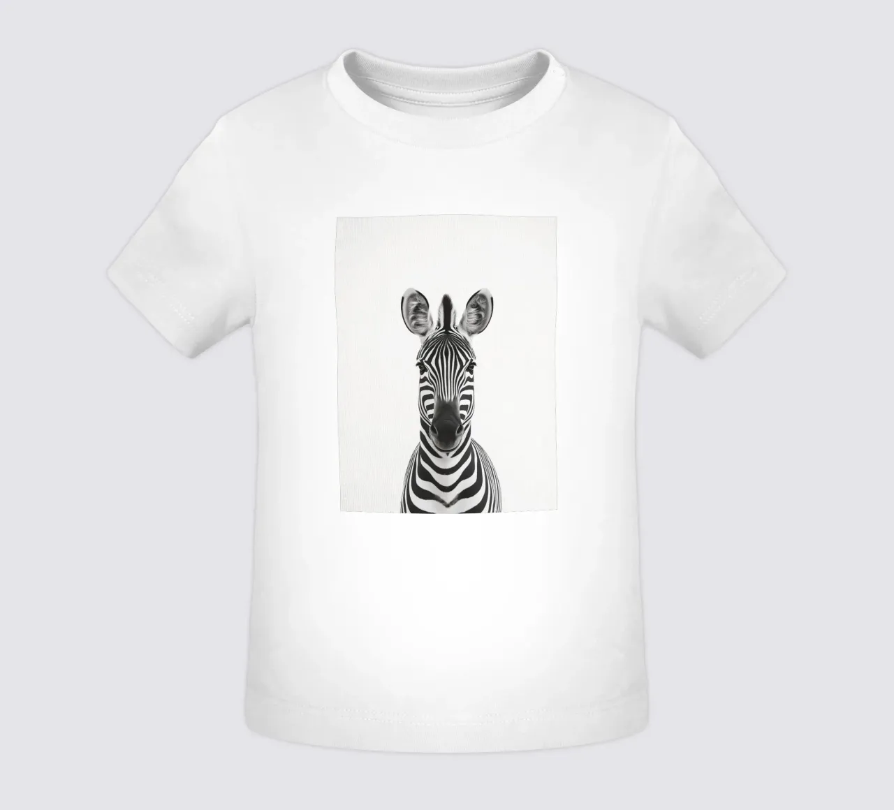Toni simpatica zebra maglietta neonato da Carinaprint