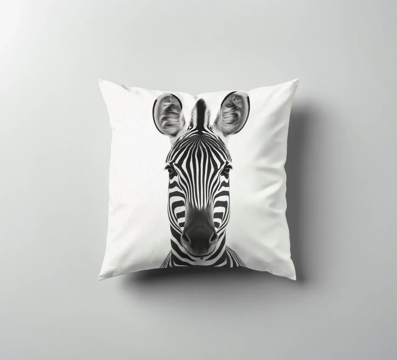 Toni simpatica zebra cuscino da Carinaprint