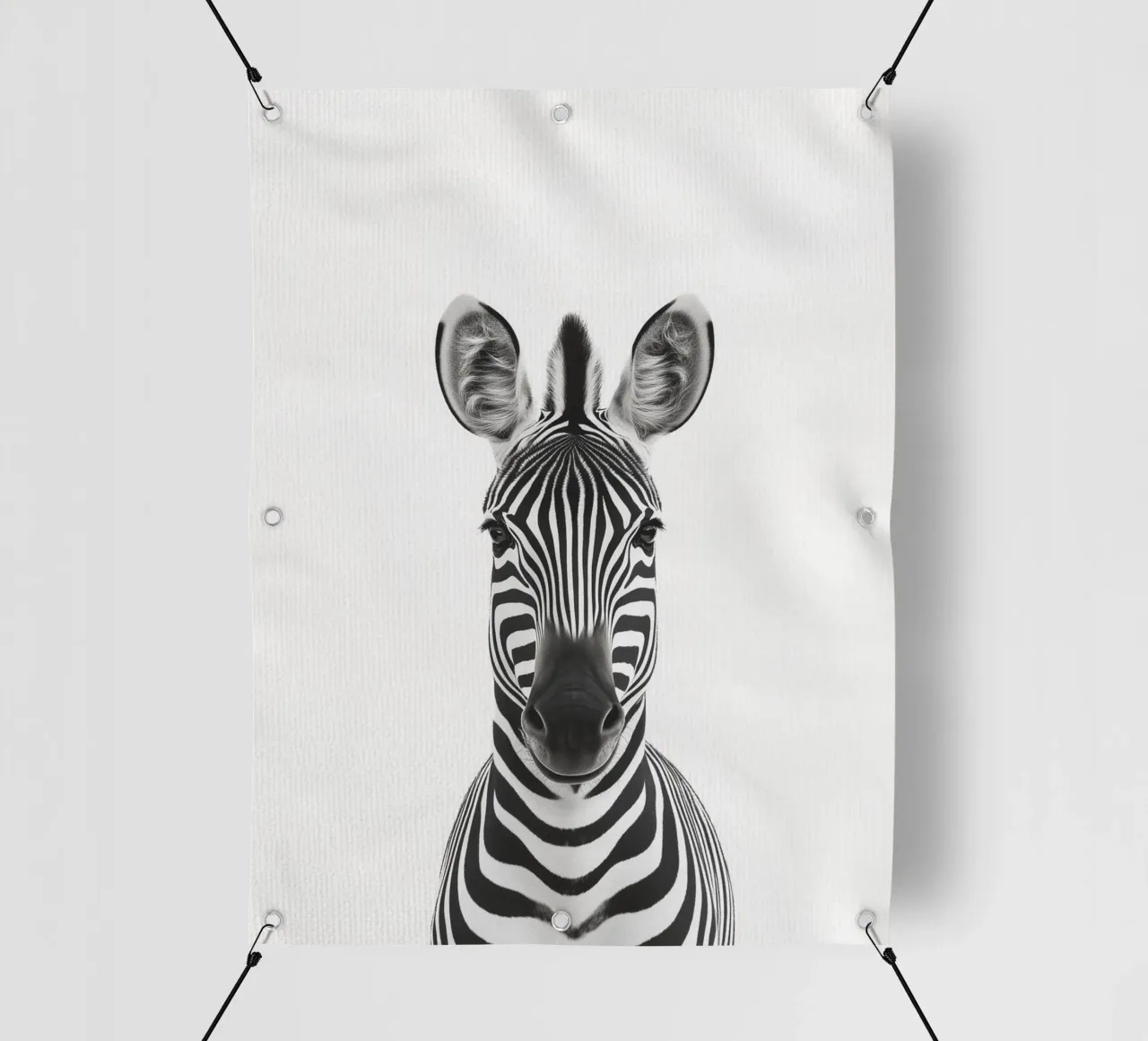 Toni simpatica zebra telo in pvc da Carinaprint