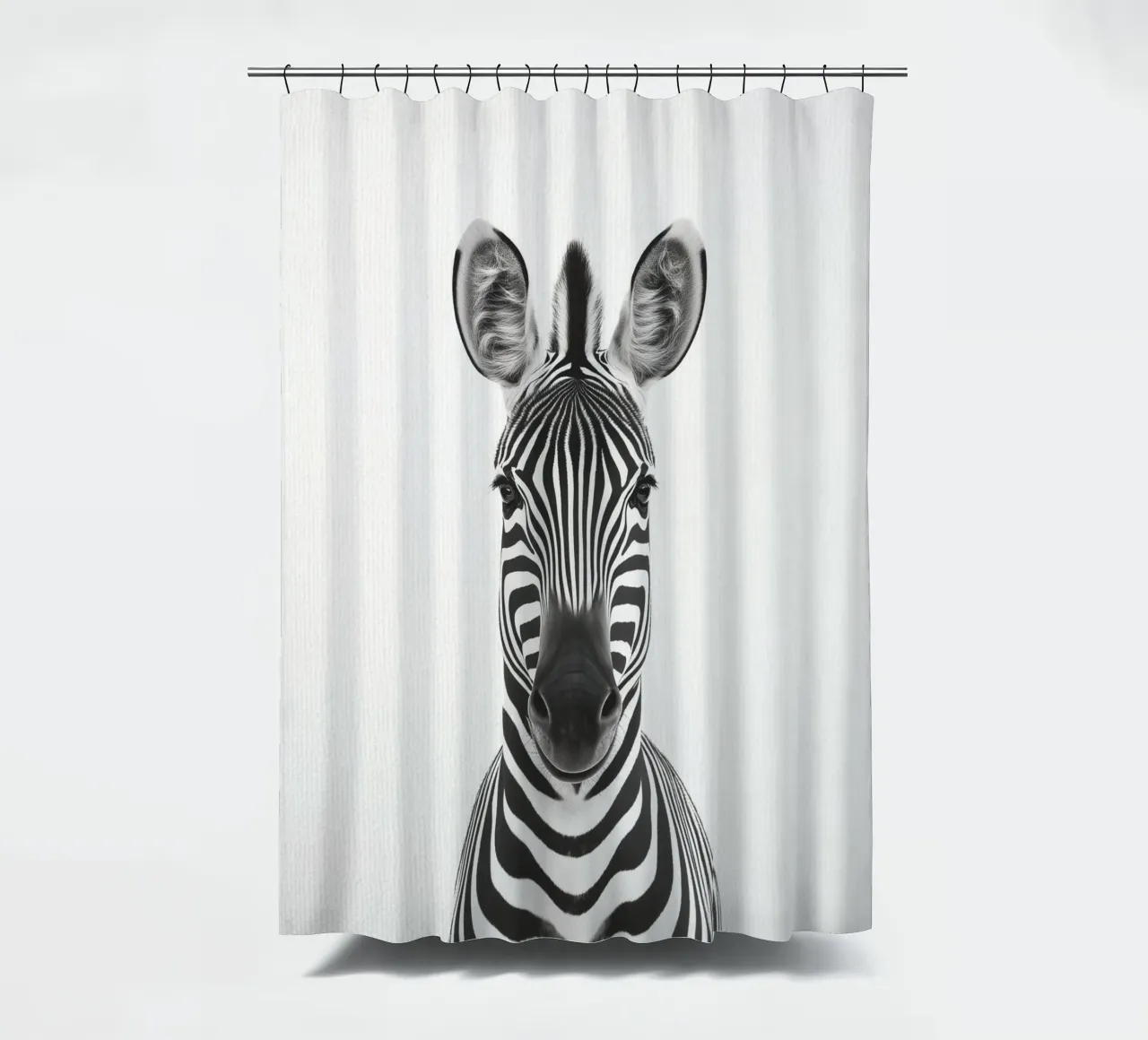 Toni simpatica zebra tenda da doccia da Carinaprint