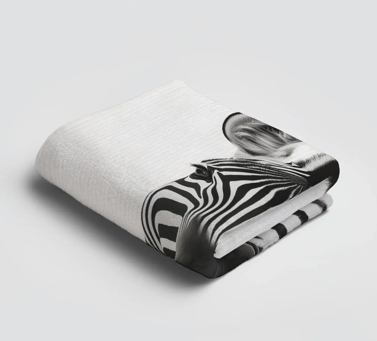 Toni simpatica zebra asciugamano da bagno da Carinaprint