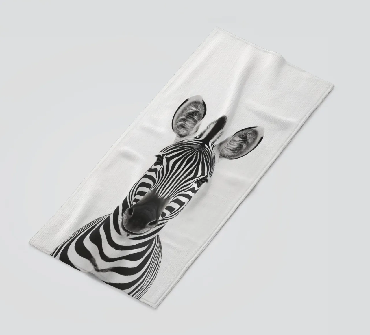 Toni simpatica zebra telo mare da Carinaprint