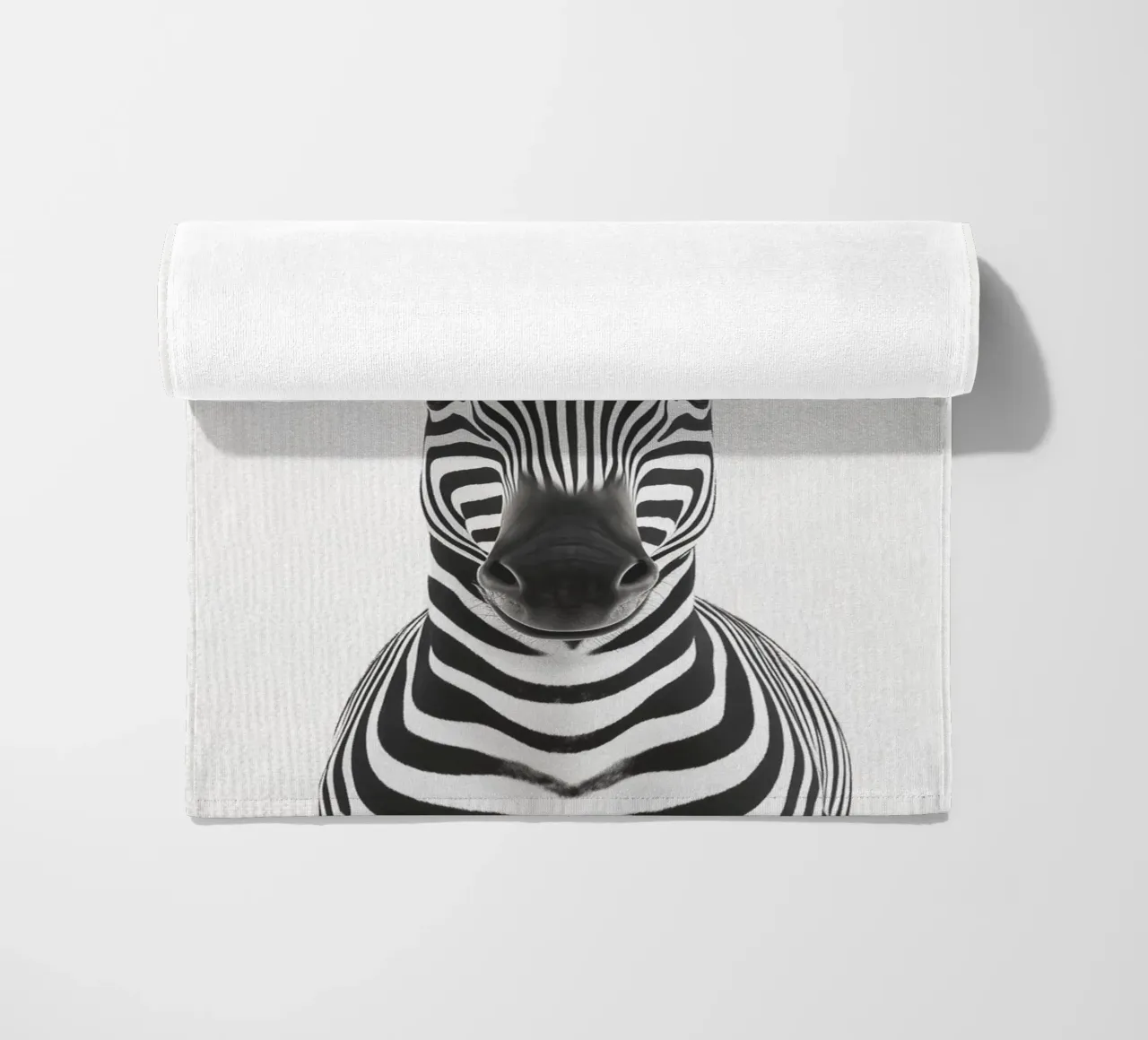 Toni simpatica zebra telo mare da Carinaprint