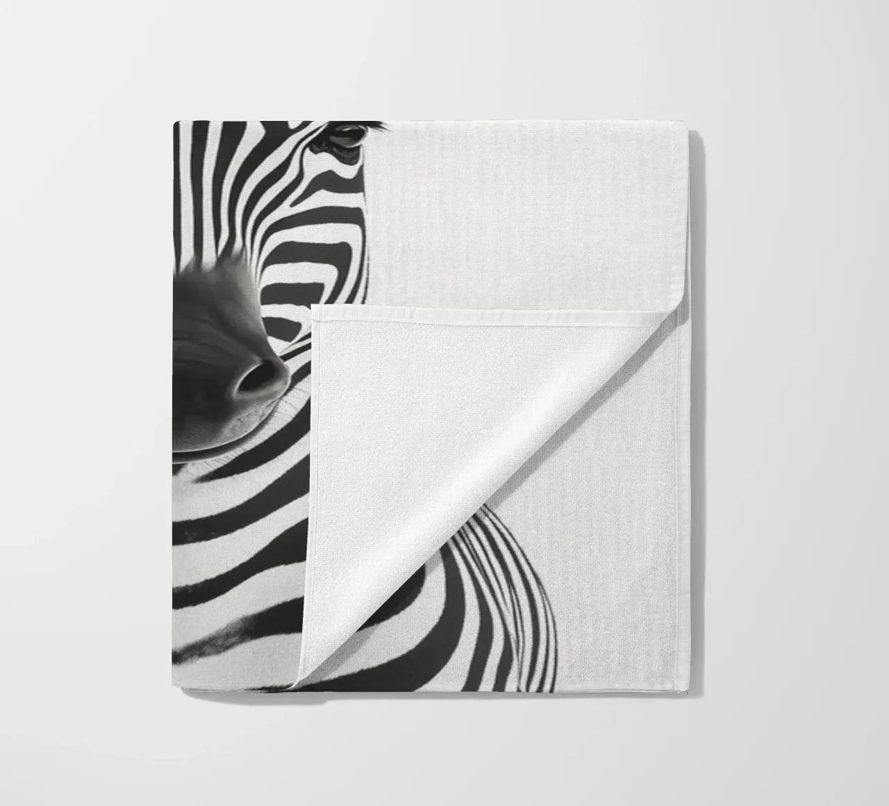 Toni simpatica zebra telo mare da Carinaprint