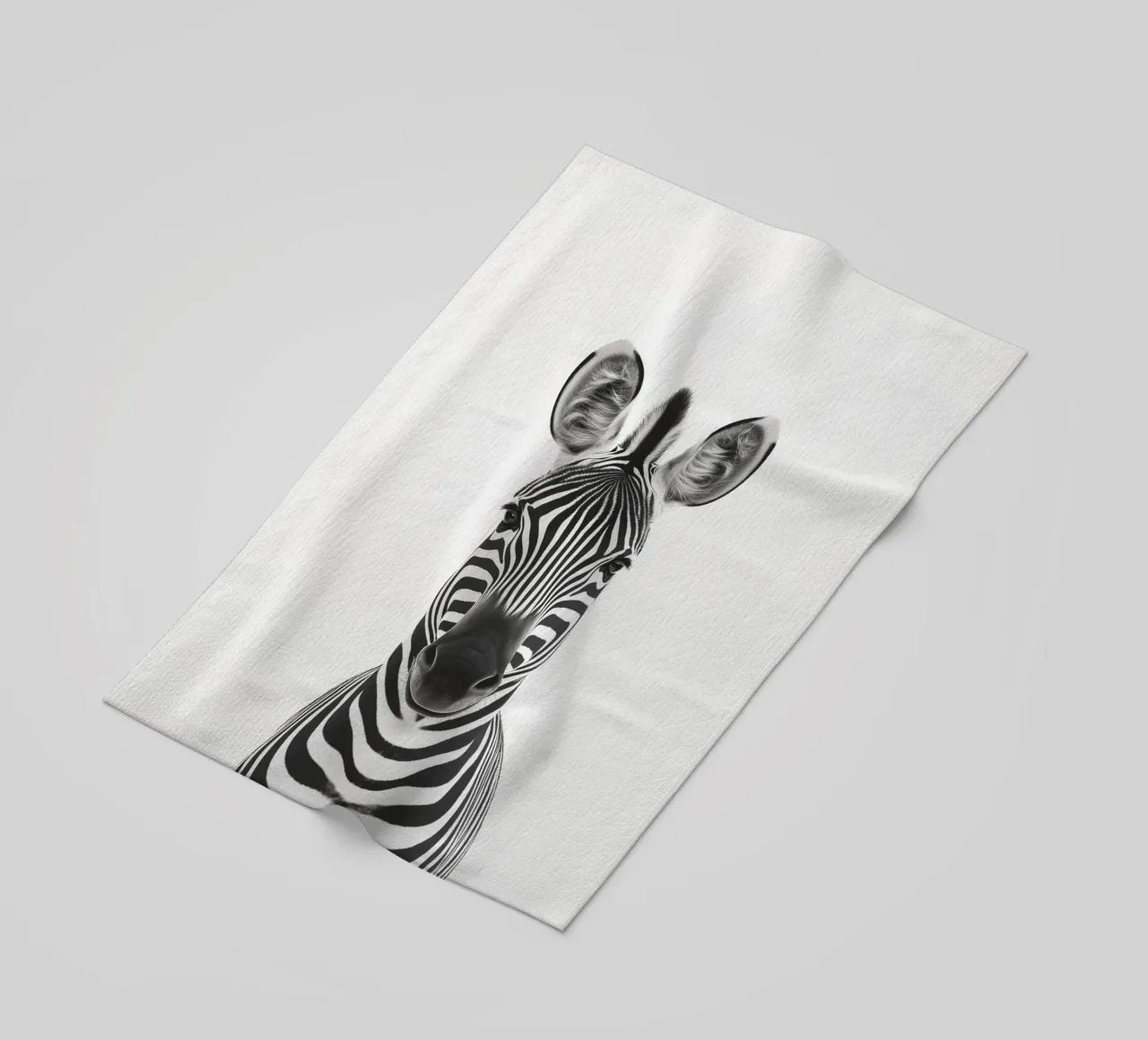 Toni simpatica zebra telo mare da Carinaprint