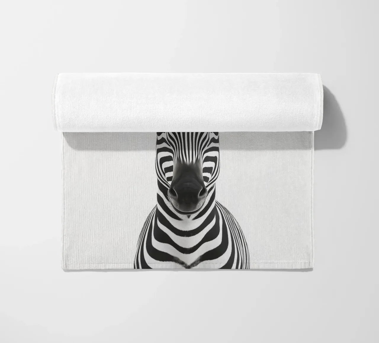 Toni simpatica zebra telo mare da Carinaprint